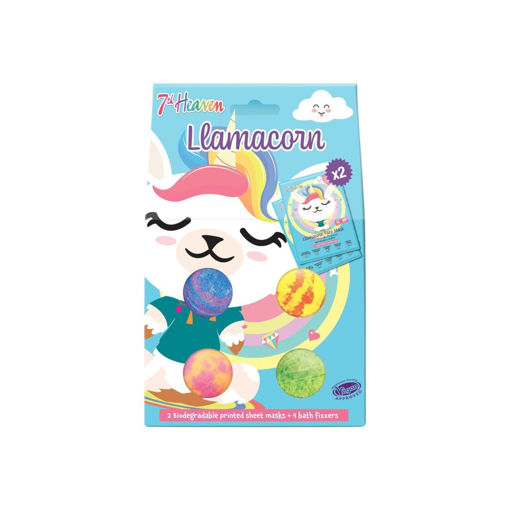 Picture of 7TH HEAVEN LLAMACORN BATH FIZZERS & FACE MASKS